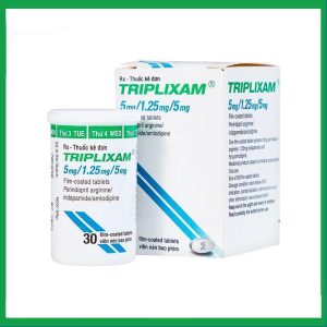 Thuốc Triplixam 5mg/1.25mg/5mg Servier điều trị tăng huyết áp (30 viên)