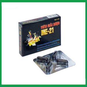 Viên giải rượu ME-21 Á Châu điều hóa chuyển hóa rượu (1 vỉ x 4 viên)