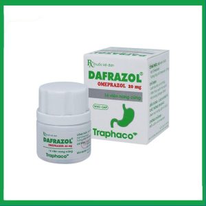 Thuốc Dafrazol Traphaco điều trị và phòng ngừa loét dạ dày tá tràng, viêm thực quản trào ngược (14 viên)