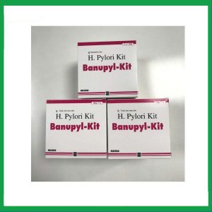 Thuốc Banupyl-Kit H. Pylori Kit Micro điều trị viêm dạ dày mãn tính, loét dạ dày và tá tràng (7 vỉ x 6 viên)