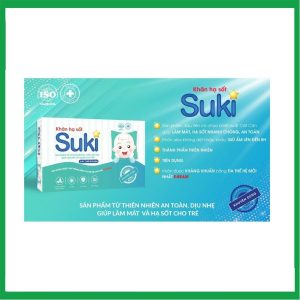 Nhà Thuốc Đa Phúc - Khăn hạ sốt Suki hỗ trợ hạ nhiệt giảm sốt (5 túi x 5 khăn) 1 Nhà Thuốc Đa Phúc - Smart pharma 2024 12 21T100015.385 1