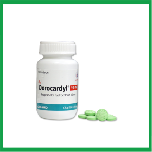 Thuốc Dorocardyl 40mg trị tăng huyết áp, đau thắt ngực ( Lọ 100 viên)