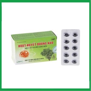 Viên uống Hoạt Huyết Dưỡng Não Abipha tăng cường tuần hoàn não ( Hộp 5 vỉ x 10 viên)