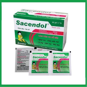 Thuốc Sacendol Vacopharm điều trị cảm cúm ( Hộp 30 gói)