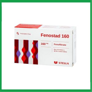 Thuốc Fenostad 160mg STADA điều trị tăng cholesterol máu (3 vỉ x 10 viên)