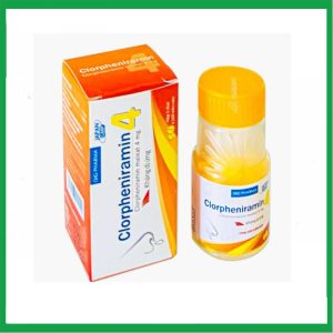 Thuốc Clorpheniramin 4 DHG điều trị viêm mũi dị ứng ( Lọ 100 viên)