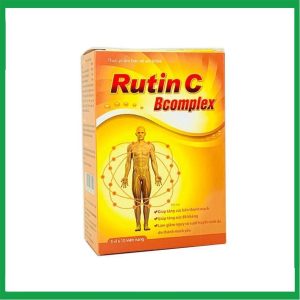 Viên uống Rutin C Bcomplex hỗ trợ điều trị táo bón, trĩ nội, trĩ ngoại