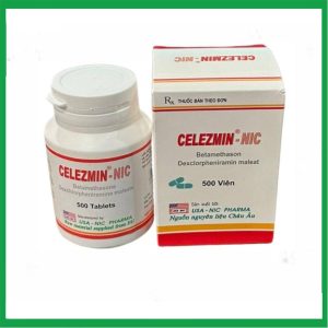 Thuốc Celezmin-Nic điều trị viêm mũi dị ứng, mày đay ( Lọ 500 viên)