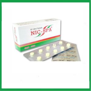 Thuốc chống co thắt NIC - SPA ( Hộp 5vỉ x 10 viên)