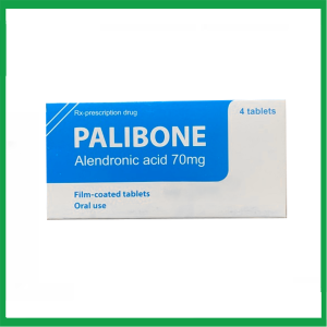 Thuốc Palibone 70mg Atlantic điều trị loãng xương ở nam giới và phụ nữ sau mãn kinh ( Hộp 1 vỉ x 4 viên)