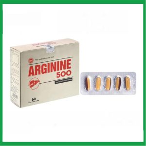 Viên uống Arginine 500 Gia Nguyễn bổ gan, bảo vệ tế bào gan, tăng cường giải độc của gan (60 viên)