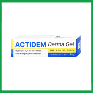Gel Actidem Derma giúp ngăn ngừa mụn, làm mờ vết thâm ( Hộp 1 tuýp 18g)
