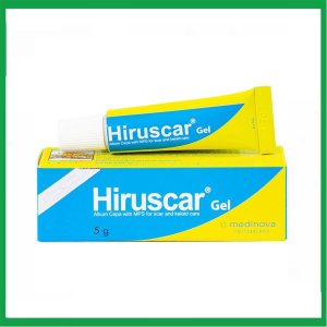Gel Hiruscar Medinova điều trị sẹo lõm, sẹo lồi do phẫu thuật ( Hộp 1 tuýp 5g)