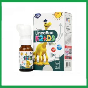 Dung dịch dạng xịt LineaBon K2+D3 bổ sung Vitamin D3 và Vitamin K2, hỗ trợ hấp thu canxi ( Chai 10ml)