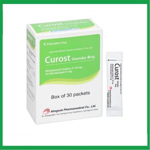 Thuốc cốm Curost Granules 4mg trị hen phế quản ( Hộp 30 gói)