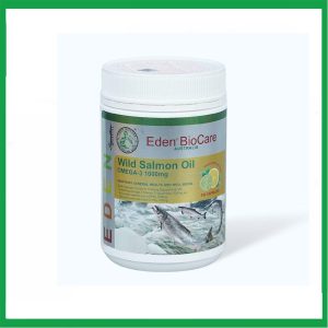 Viên uống Eden BioCare Omega 3 Salmon Oil Fruity hỗ trợ bổ sung Omega 3 từ dầu cá hồi (Hộp 180 viên)