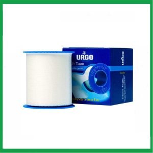 Băng keo lụa Urgosyval size 5cm x 5m băng các vết thương trong phẫu thuật, cố định thiết bị y tế