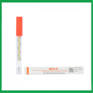 Nhiệt kế thủy ngân Sika đo thân nhiệt có vạch chia độ rõ nét (12 Cái)