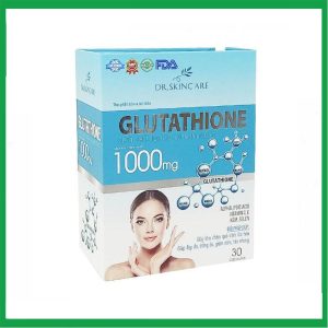 Viên uống Glutathione 1000mg làm chậm lão hóa, giúp làm trắng và đẹp da ( Hộp 1 lọ 30 viên)