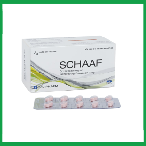 Thuốc Schaaf điều trị tăng huyết áp và phì đại tuyến tiền liệt lành tính ( Hộp 10 vỉ x 10 viên)