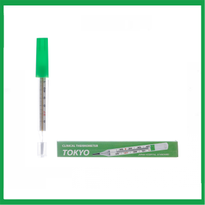 Nhiệt kế thủy ngân Tokyo đo thân nhiệt có vạch chia độ rõ nét (12 Cái)