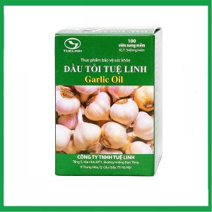 Dầu Tỏi Tuệ Linh hỗ trợ giảm mỡ máu, giảm nguy cơ xơ vữa động mạch vành ( Lọ 100 viên)