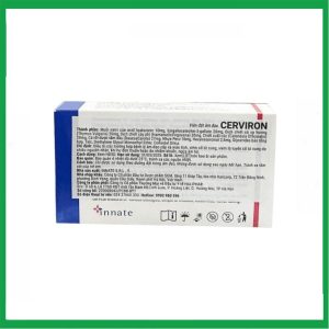Nhà Thuốc Đa Phúc - Viên đặt phụ khoa Cerviron Innate điều trị các bệnh lý âm đạo, viêm cổ tử cung ( Hộp 10 viên) 2 Nhà Thuốc Đa Phúc - Smart pharma 2025 03 05T140604.967