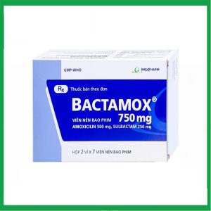 Thuốc Bactamox 750 Imexpharm điều trị nhiễm khuẩn ( Hộp 2 vỉ x 7 viên)