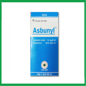 Siro Asbunyl OPV điều trị ho do hen phế quản, viêm phế quản, khí phế thủng (60ml)