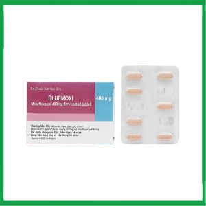Thuốc Bluemoxi 400mg Bluepharma điều trị nhiễm khuẩn (7 viên)