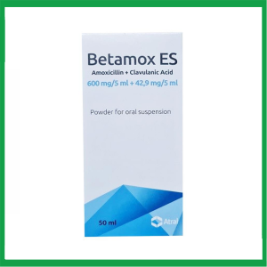 Thuốc Betamox ES Atral điều trị nhiễm khuẩn đường hô hấp trên, đường hô hấp dưới (50ml)