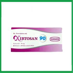 Thuốc Xibtosan 90 Hasan điều trị viêm xương khớp và viêm đa khớp dạng thấp (3 vỉ x 10 viên)