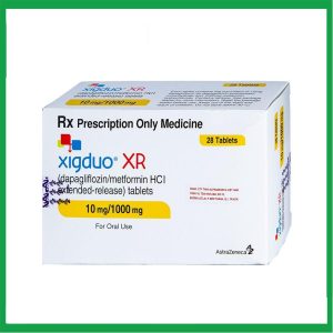 Thuốc Xigduo XR 10mg/1000mg Astrazeneca cải thiện kiểm soát đường huyết (4 vỉ x 7 viên)