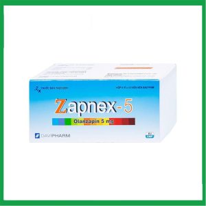 Thuốc Zapnex-5 DaviPharm điều trị tâm thần phân liệt (6 vỉ x 10 viên)