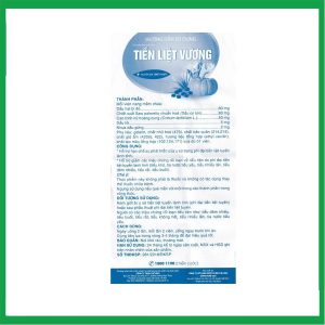 Nhà Thuốc Đa Phúc - Viên uống Tiền Liệt Vương Tuệ Linh giúp hạn chế phát triển phì đại tiền liệt tuyến (60 viên) 3 Nhà Thuốc Đa Phúc - Smart pharma 2025 04 16T130056.483