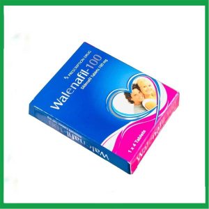 Thuốc Walenafil-100 điều trị rối loạn cương dương ( Hộp 1 vỉ x 4 viên)
