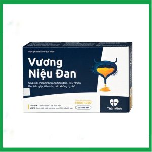 Viên nén Vương Niệu Đan Thái Minh hỗ trợ giảm tình trạng tiểu đêm, tiểu nhiều lần, tiểu gấp (20 viên)