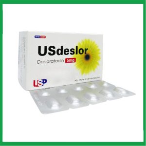 Thuốc chống dị ứng USdeslor 5mg hộp 10 vỉ x 10 viên