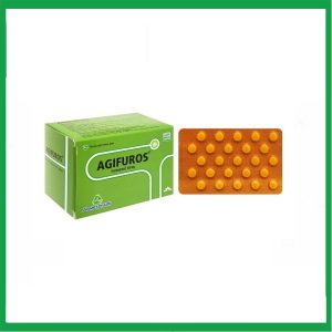 Thuốc Agifuros 40mg Agimexpharm điều trị phù phổi cấp, phù do tim, gan, thận ( Hộp 10 vỉ x 25 viên)