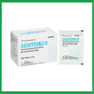 Hỗn dịch uống Armten 90 Armephaco điều trị các chứng nhiễm khuẩn đường hô hấp cấp ( Hộp 10 gói)