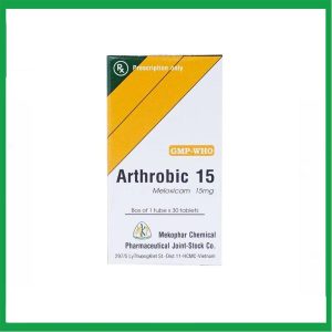 Thuốc Arthrobic 15 Mekophar điều trị viêm đau xương khớp, viêm khớp dạng thấp ( Hộp 30 viên)