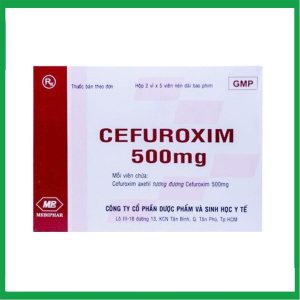 Nhà Thuốc Đa Phúc - Thuốc Cefuroxim 500mg Mebiphar điều trị nhiễm khuẩn (2 vỉ x 5 viên) 2 Nhà Thuốc Đa Phúc - Smart pharma 50 1 1