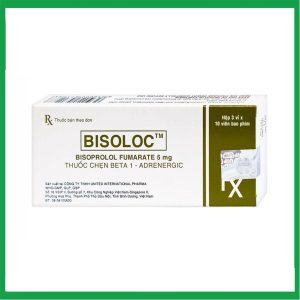 Thuốc Bisoloc United điều trị tăng huyết áp và bệnh mạch vành (3 vỉ x 10 viên)