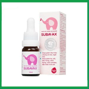 Nhỏ mũi họng lợi khuẩn Subavax 10ml Á Âu tăng sức đề kháng niêm mạc đường hô hấp trên
