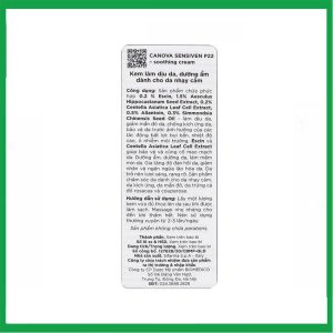 Nhà Thuốc Đa Phúc - Kem Canova Sensive P22 Sifarma làm dịu da, dưỡng ẩm cho da nhạy cảm (Tuýp 50ml) 2 Nhà Thuốc Đa Phúc - Smart pharma 6 2