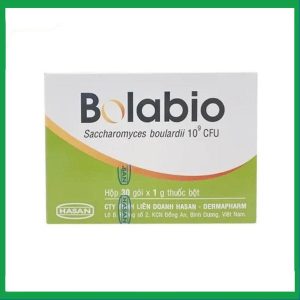 Thuốc bột Bolabio Hasan ngừa và điều trị tiêu chảy, viêm dạ dày (30 gói x 1g)