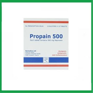 Thuốc Propain 500 Remedica điều trị viêm khớp dạng thấp ( Hộp 10 vỉ x 10 viên)