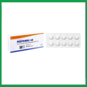 Thuốc Protomac-40 trị trào ngược dạ dày, thực quản (3 vỉ x 10 viên)