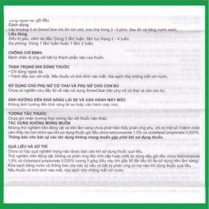 Nhà Thuốc Đa Phúc - Hỗn dịch Snowclear Merap điều trị gàu, ngứa da đầu, diệt nấm 1 Nhà Thuốc Đa Phúc - Snowclear2