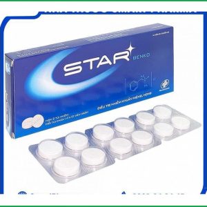 Viên ngậm Star Benko 1mg trị nhiễm khuẩn đường miệng, họng